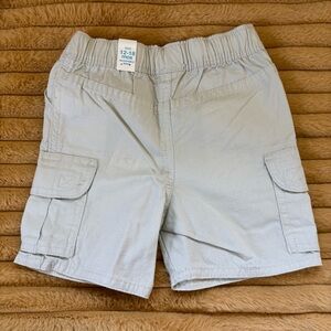 Kids Cargo Shorts in Light Gray